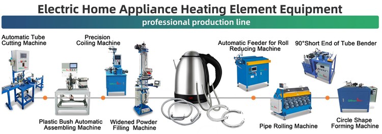tubular heater making machine tubular heater making machine